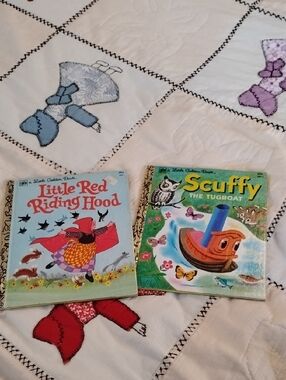 Little Golden Books -Little Red Riding Hood & Scuffy The Tugboat